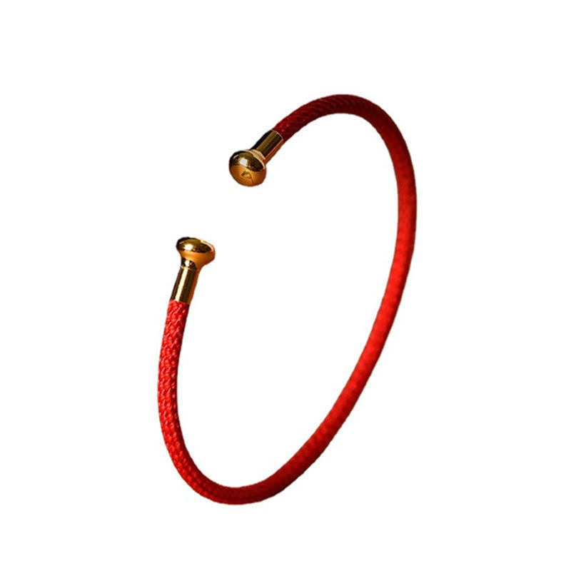 EverestArtstudios Simple Design Handmade Luck Braid String Cuff Bracelet