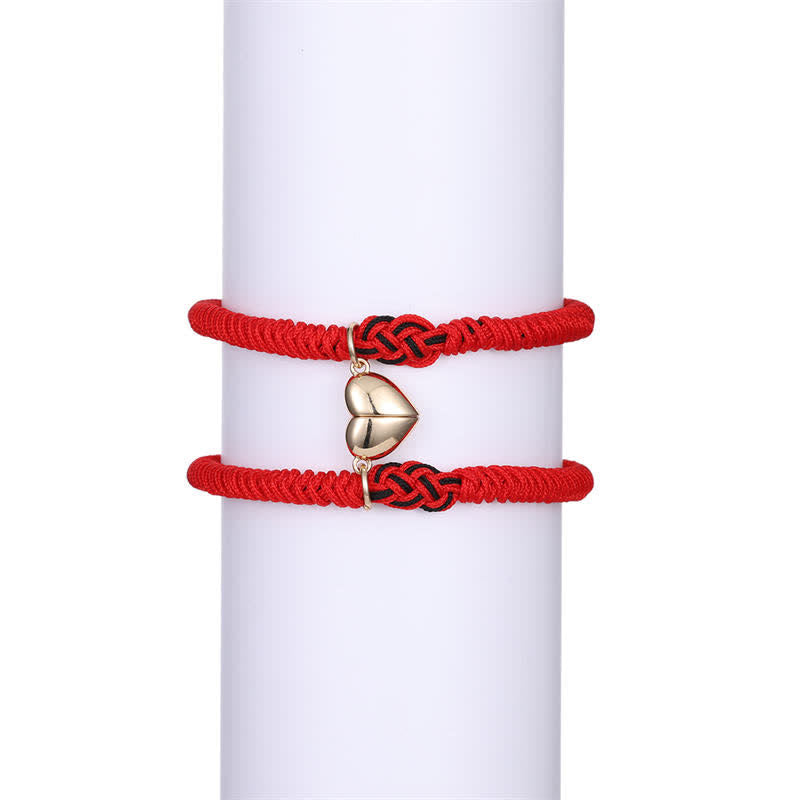 EverestArtstudios 2Pcs Tibetan Luck Chinese Knot Protection String Bracelet