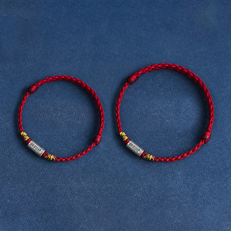 EverestArtstudios Handcrafted 925 Sterling Silver Everything Goes Well Design Protection Strength Bracelet Anklet
