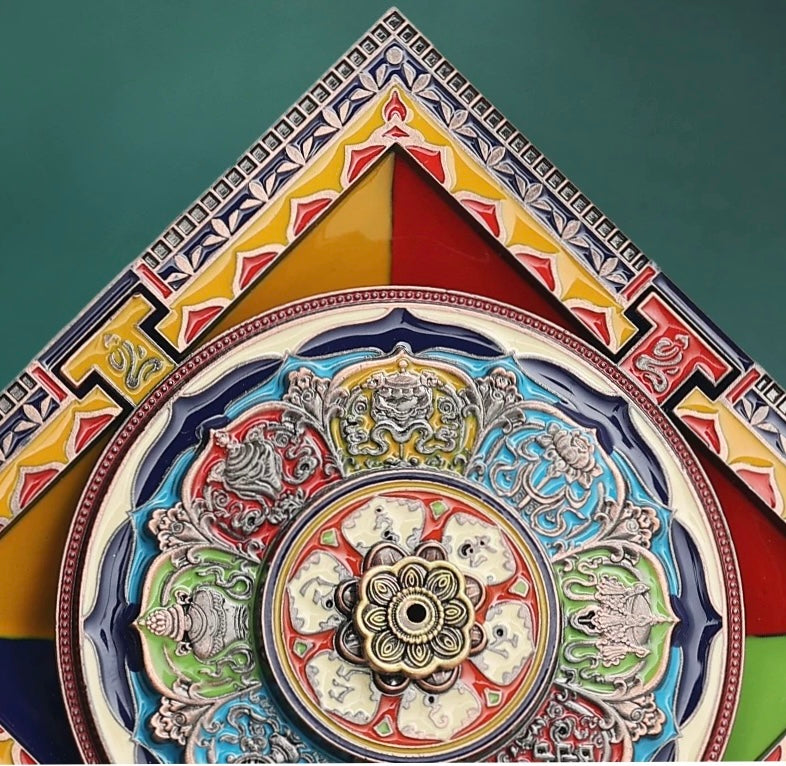 Tibetan Mandala Incense Holder