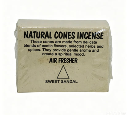 EverestArtStudios Natural Handmade Nepalese Cone Incense – Lotus Himalayan Incense Cones with Ceramic Holder, Meditation & Yoga Aromatherapy, Sandalwood, Night Queen & Floral Scents