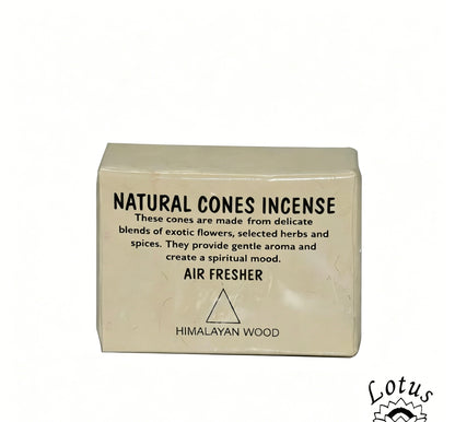 EverestArtStudios Natural Handmade Nepalese Cone Incense – Lotus Himalayan Incense Cones with Ceramic Holder, Meditation & Yoga Aromatherapy, Sandalwood, Night Queen & Floral Scents