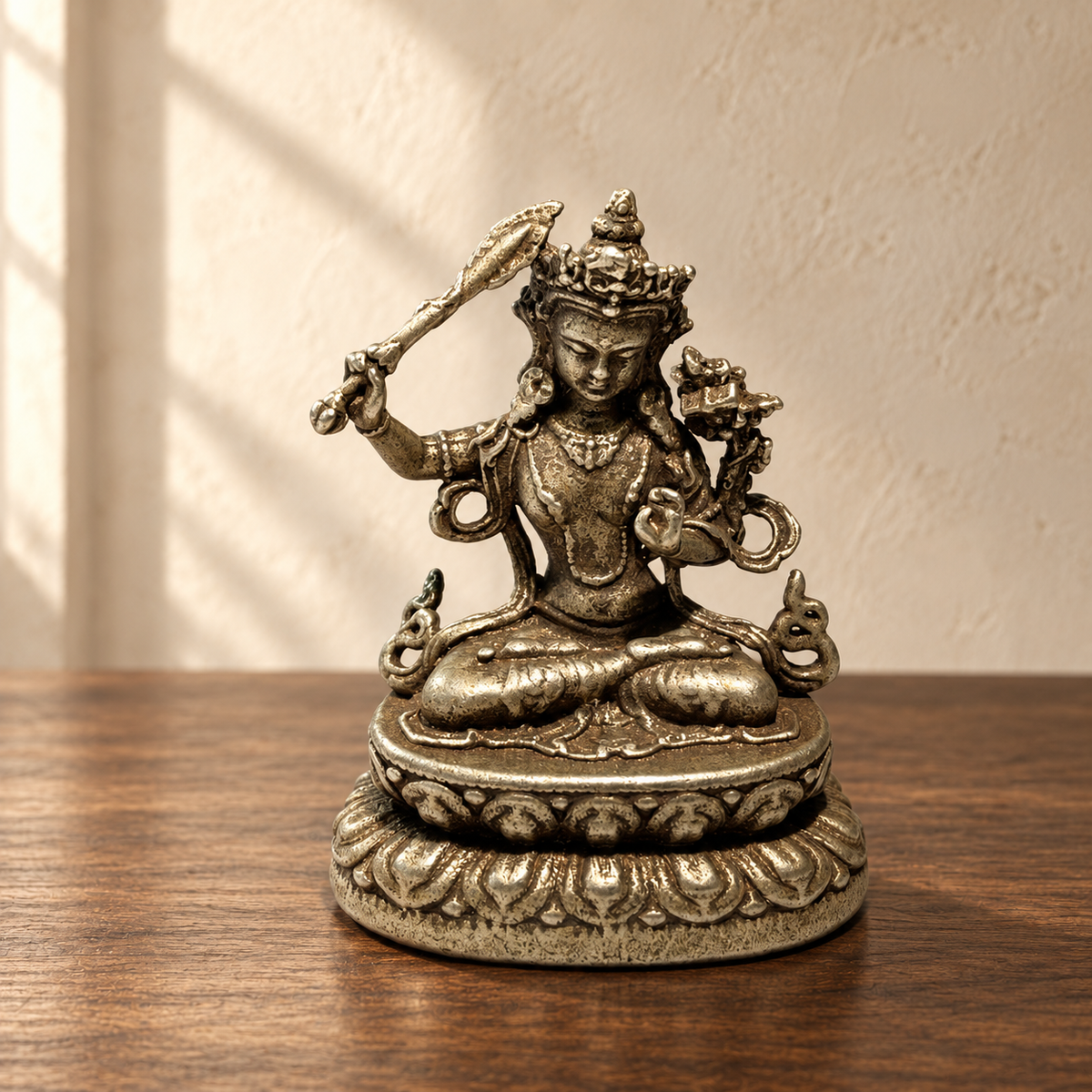Manjushri miniature statue