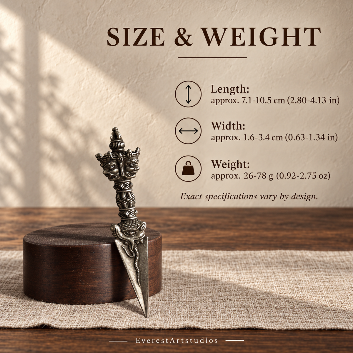 SIZE & WEIGHT