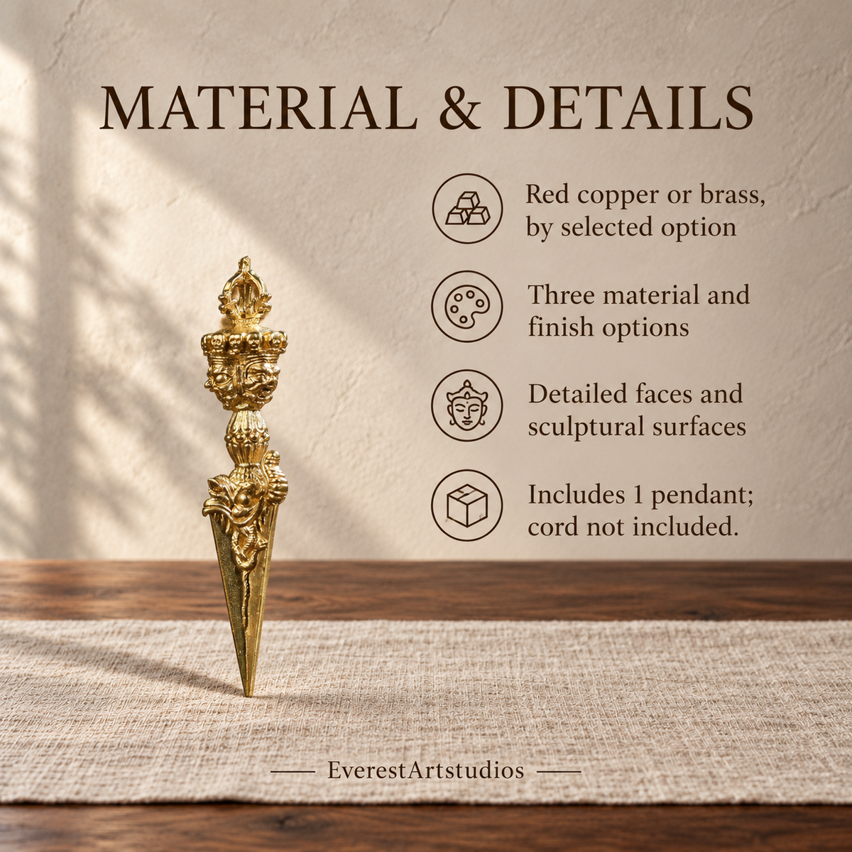 MATERIAL & DETAILS