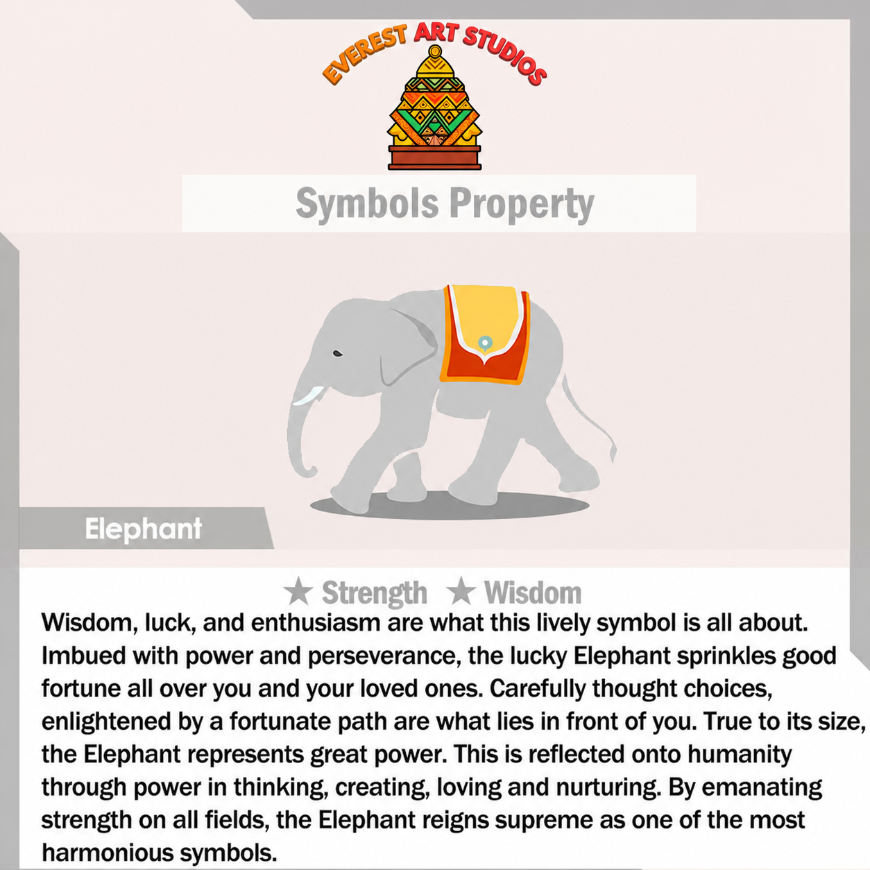 Everest Art Studios Sandalwood Jade Elephant Protection Bracelet