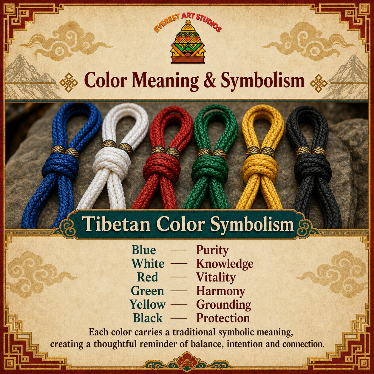 Everest Art Studios Tibetan color symbolism