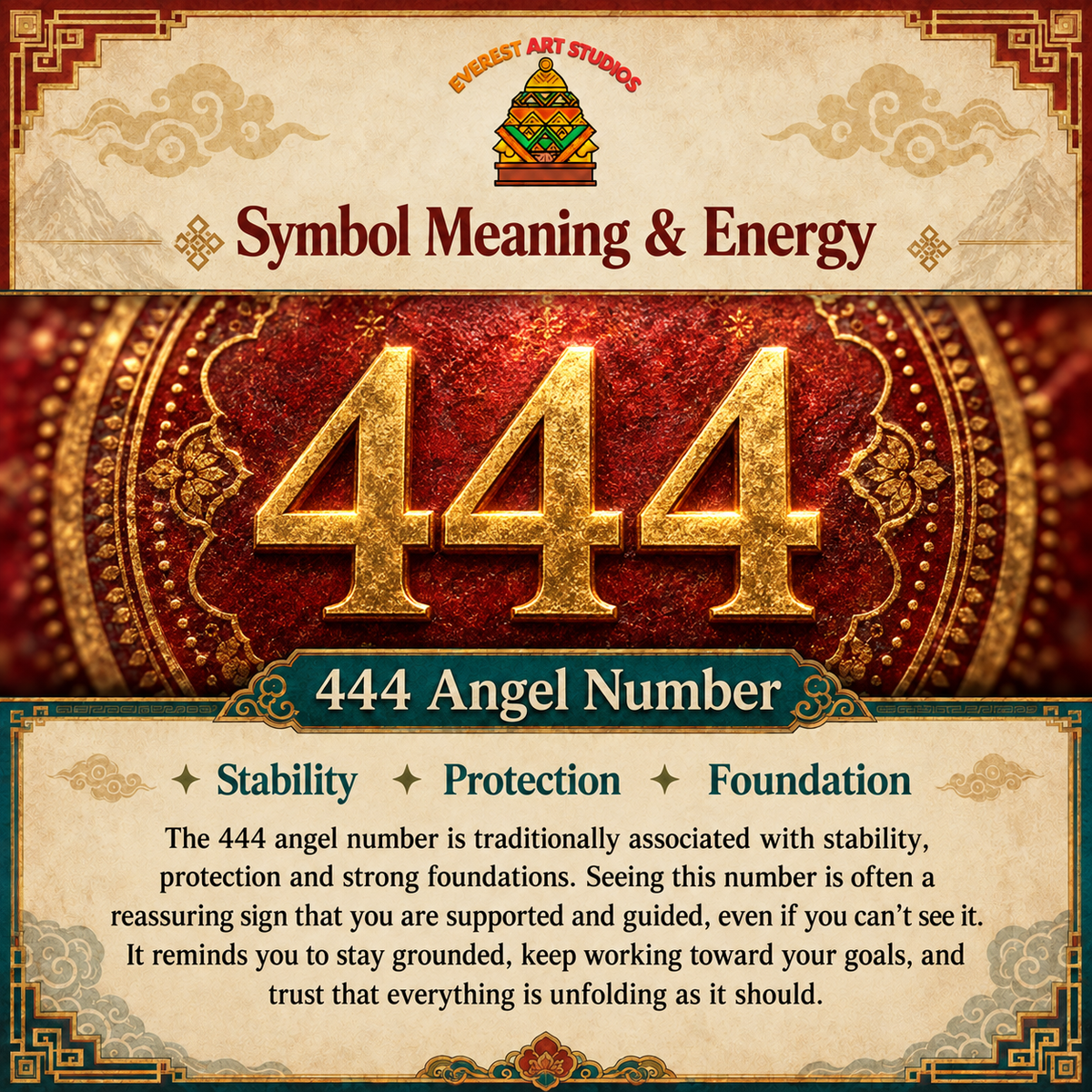 EverestArtstudios 444 Angel Number