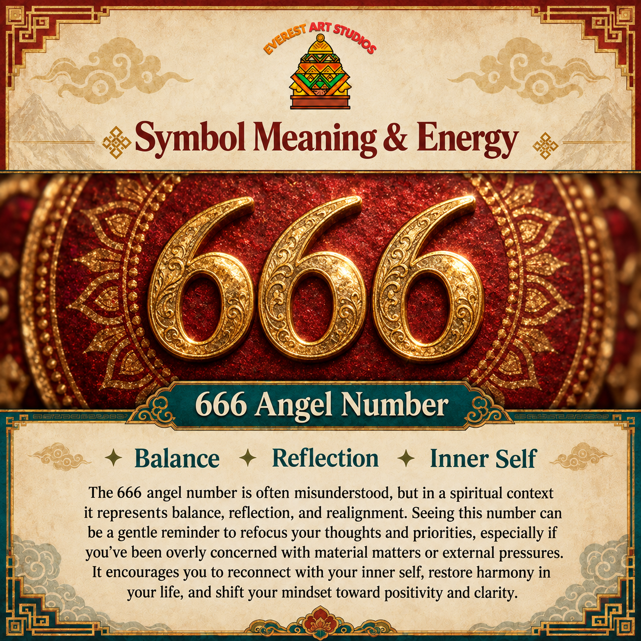EverestArtstudios 666 Angel Number
