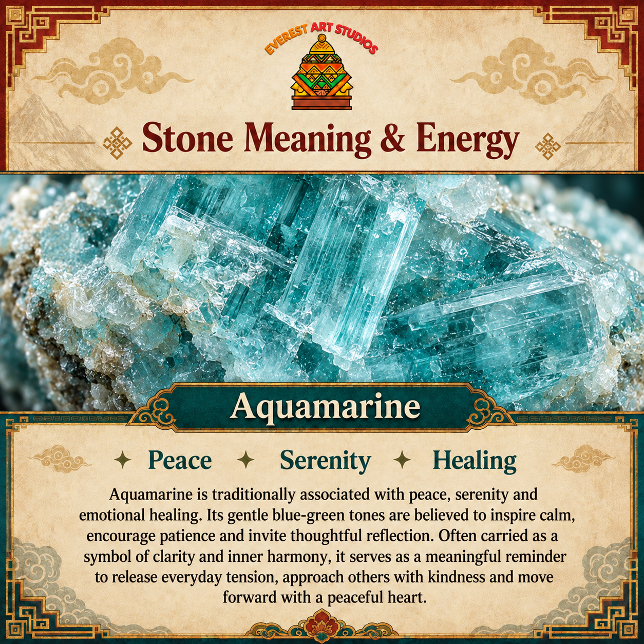 EverestArtstudios Aquamarine — Stone Meaning & Energy