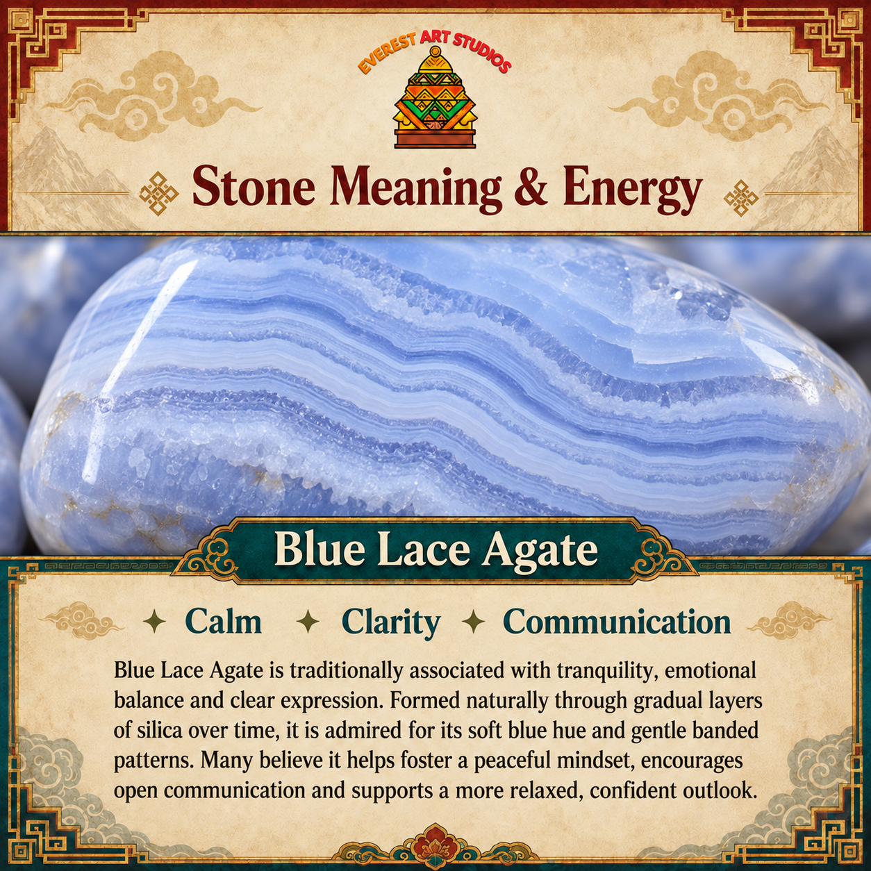 EverestArtstudios Blue Lace Agate