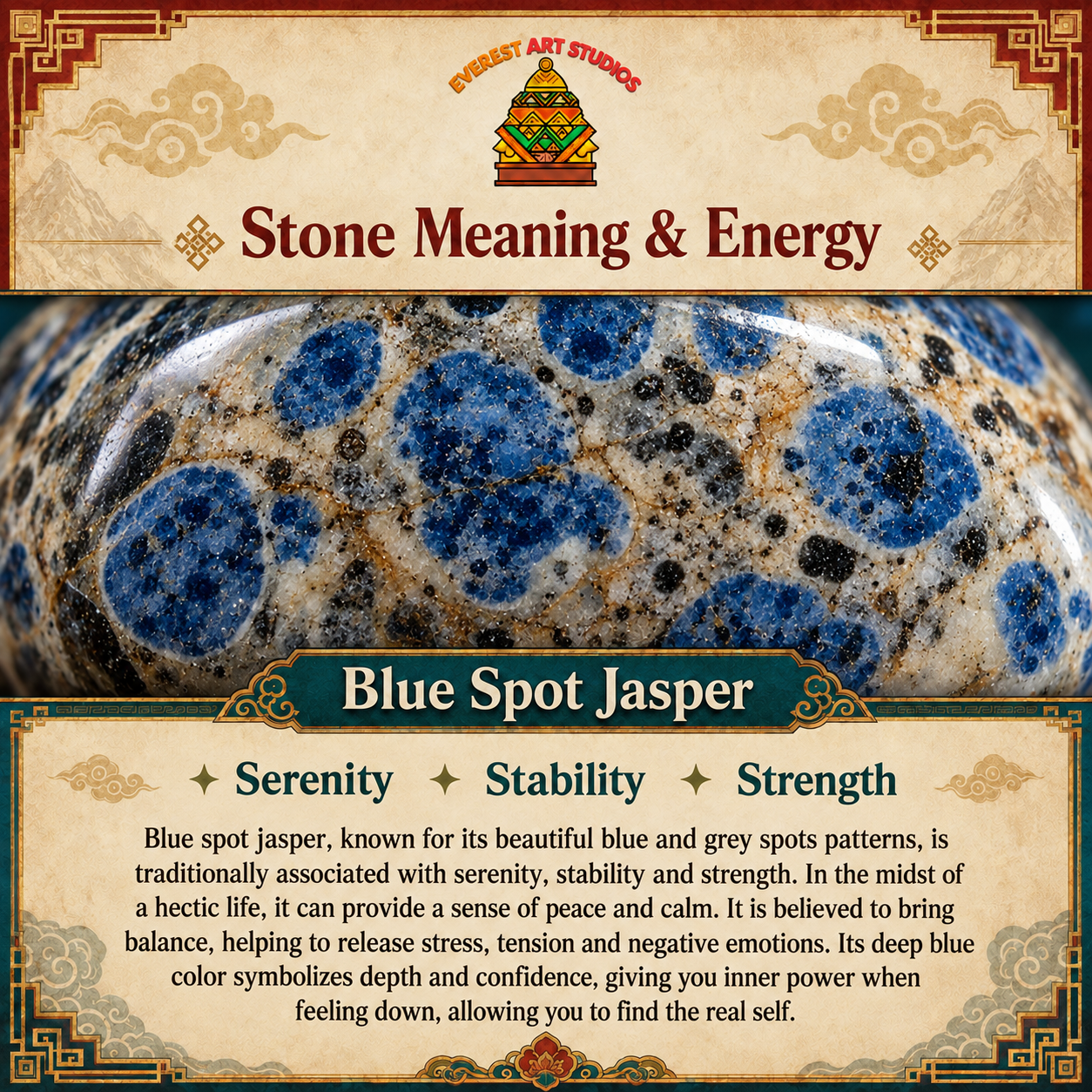 EverestArtstudios Blue Spot Jasper