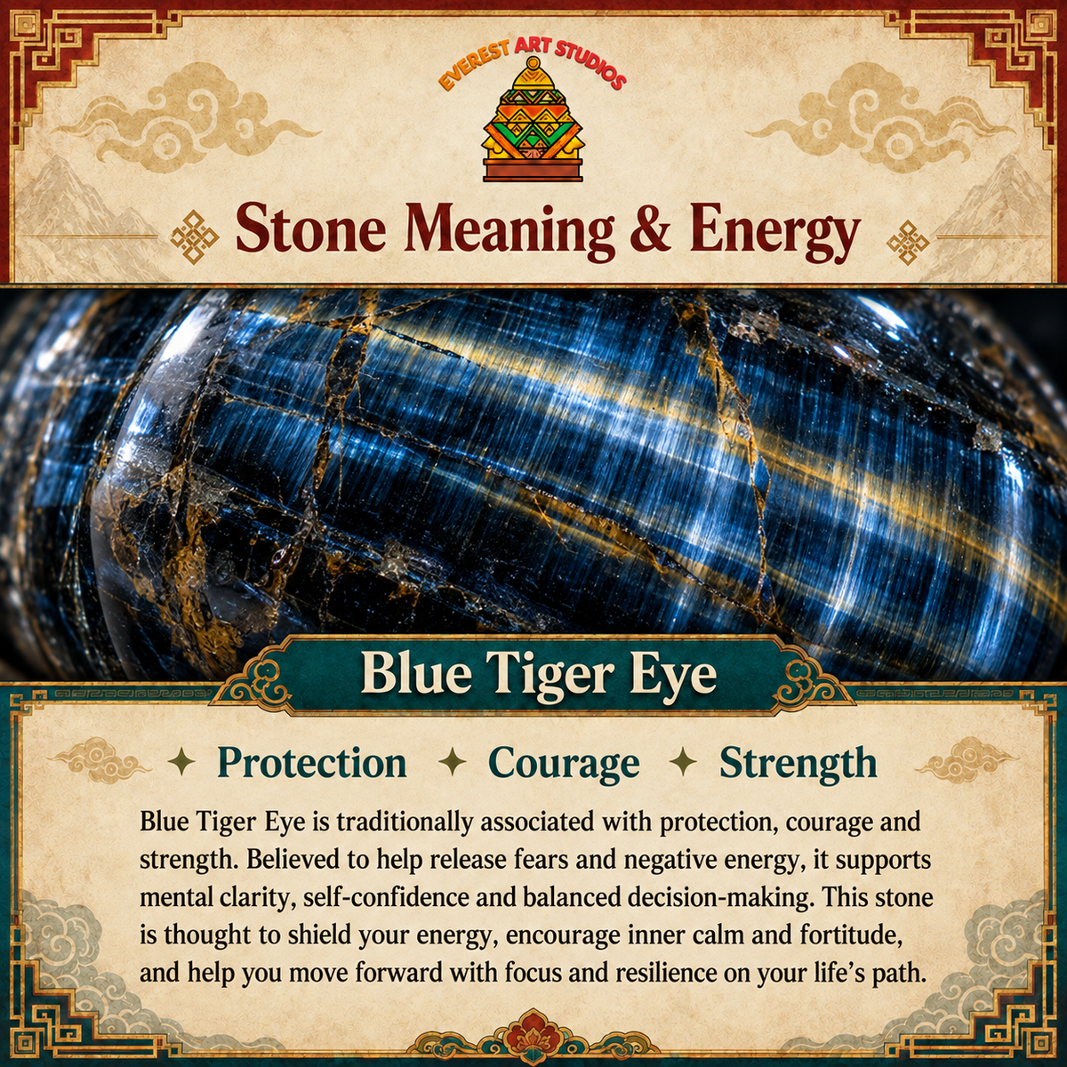 EverestArtstudios Blue Tiger Eye