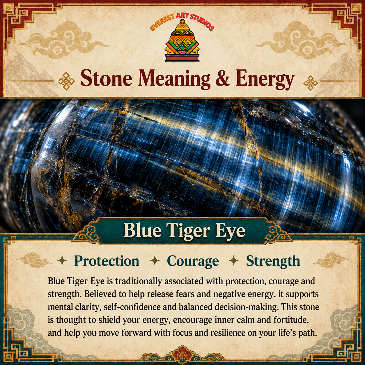 EverestArtstudios Blue Tiger Eye