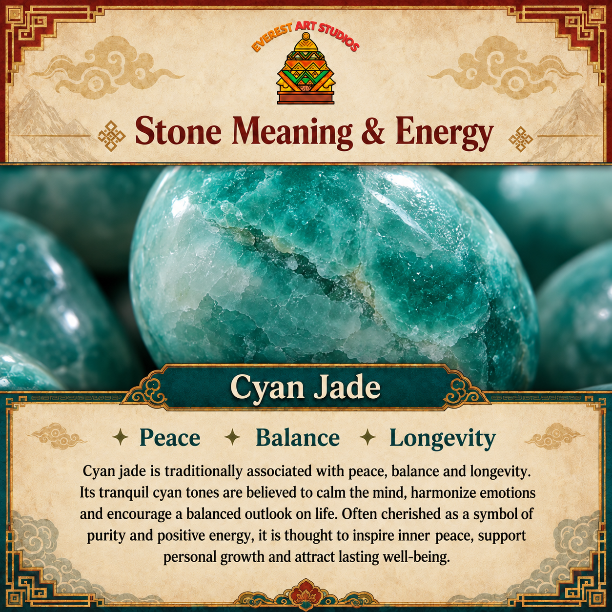 EverestArtstudios Cyan Jade