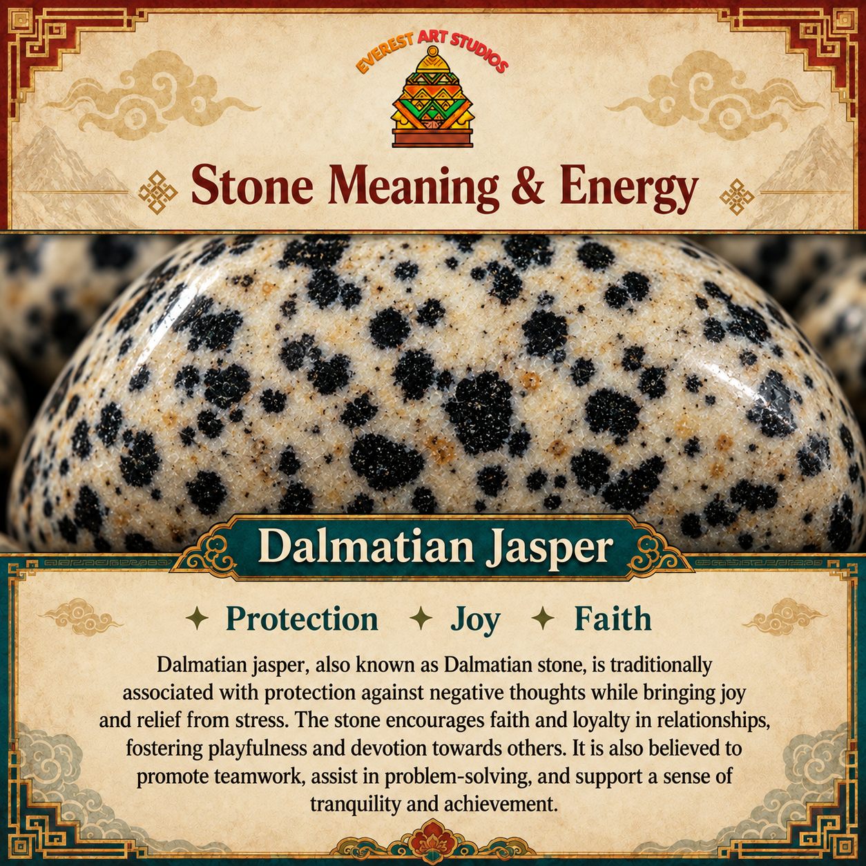 EverestArtstudios Dalmatian Jasper