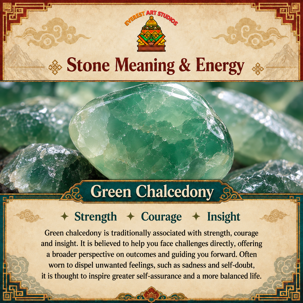 EverestArtstudios Green Chalcedony