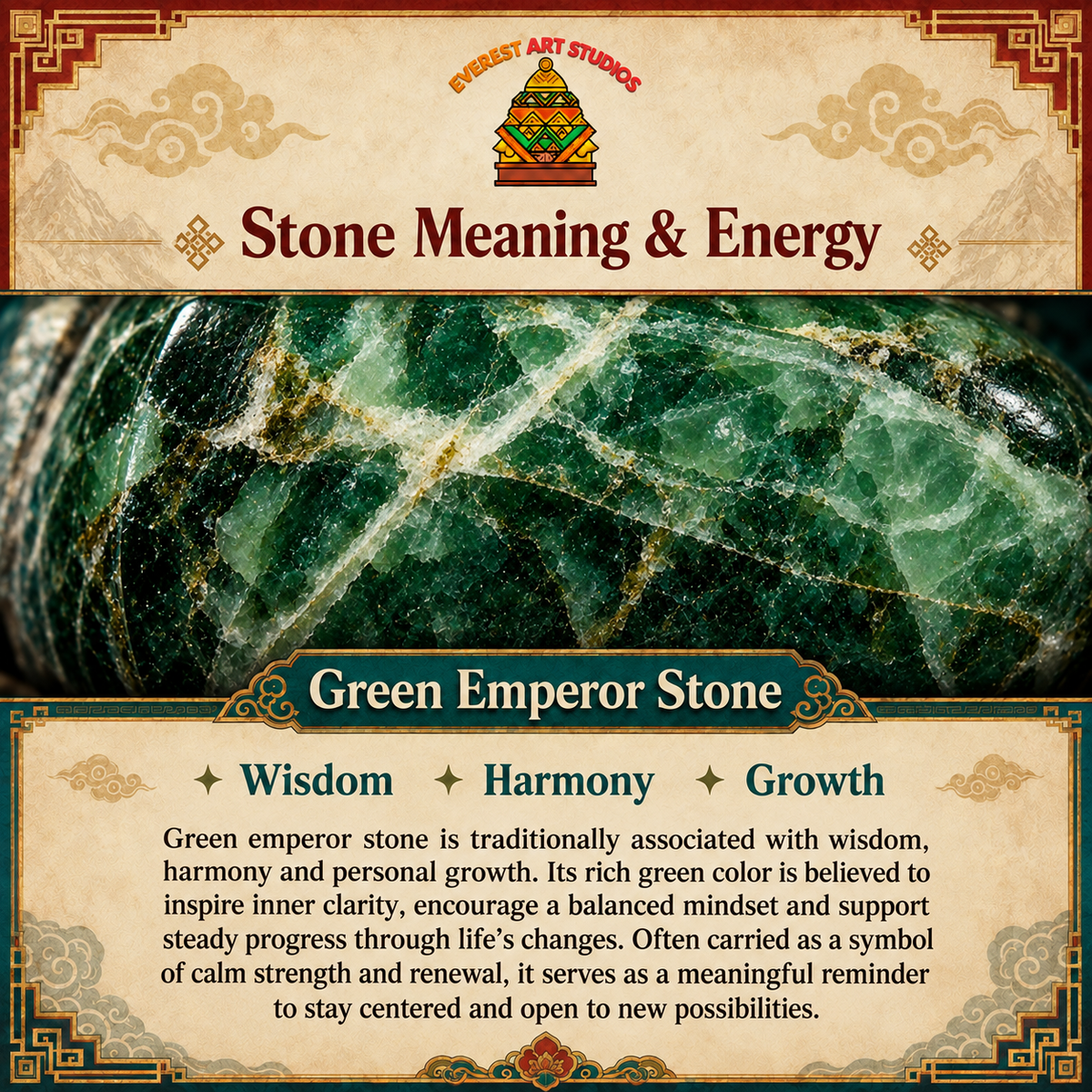 EverestArtstudios Green Emperor Stone
