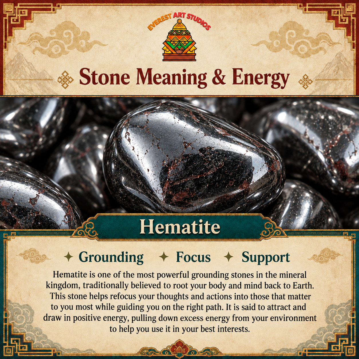EverestArtstudios Hematite Meaning and Energy
