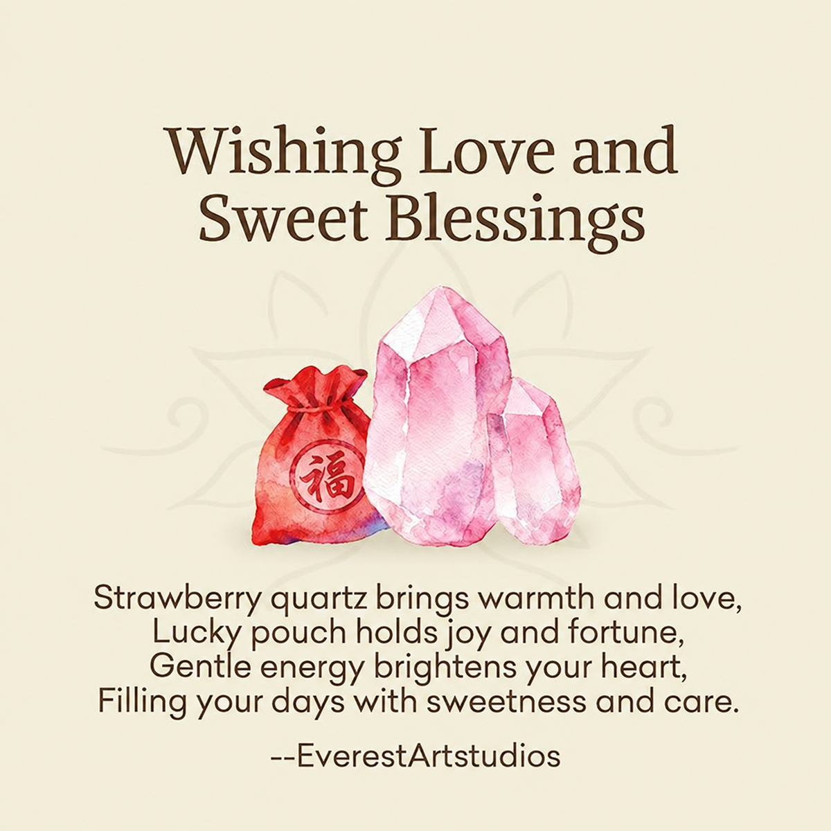EverestArtstudios Wishing Love and Sweet Blessings