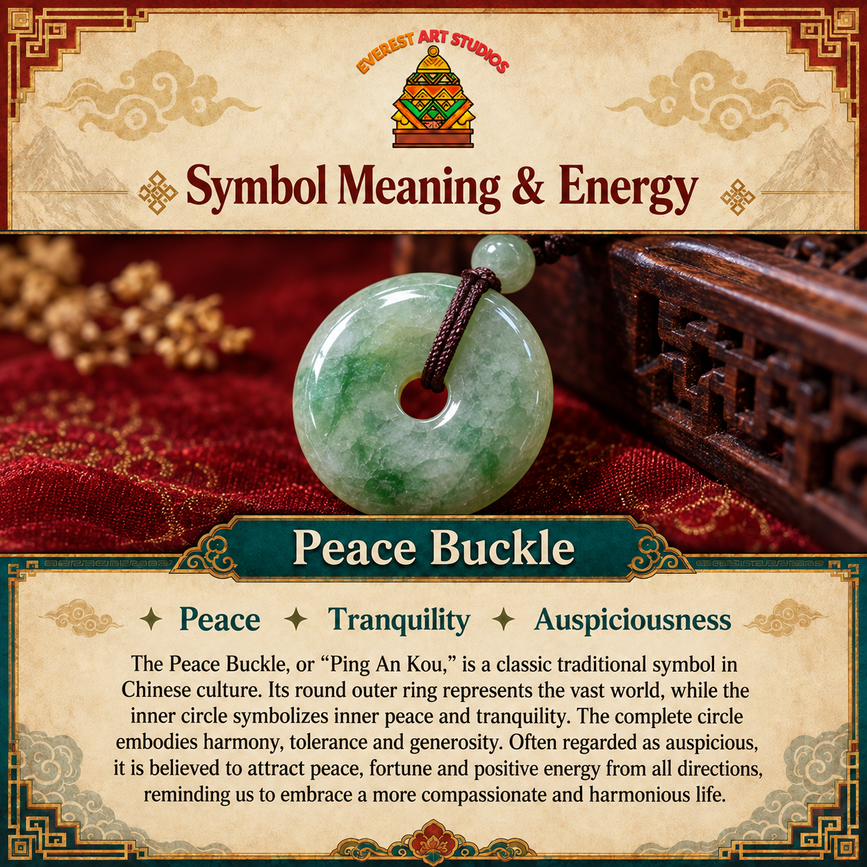 EverestArtstudios Peace Buckle