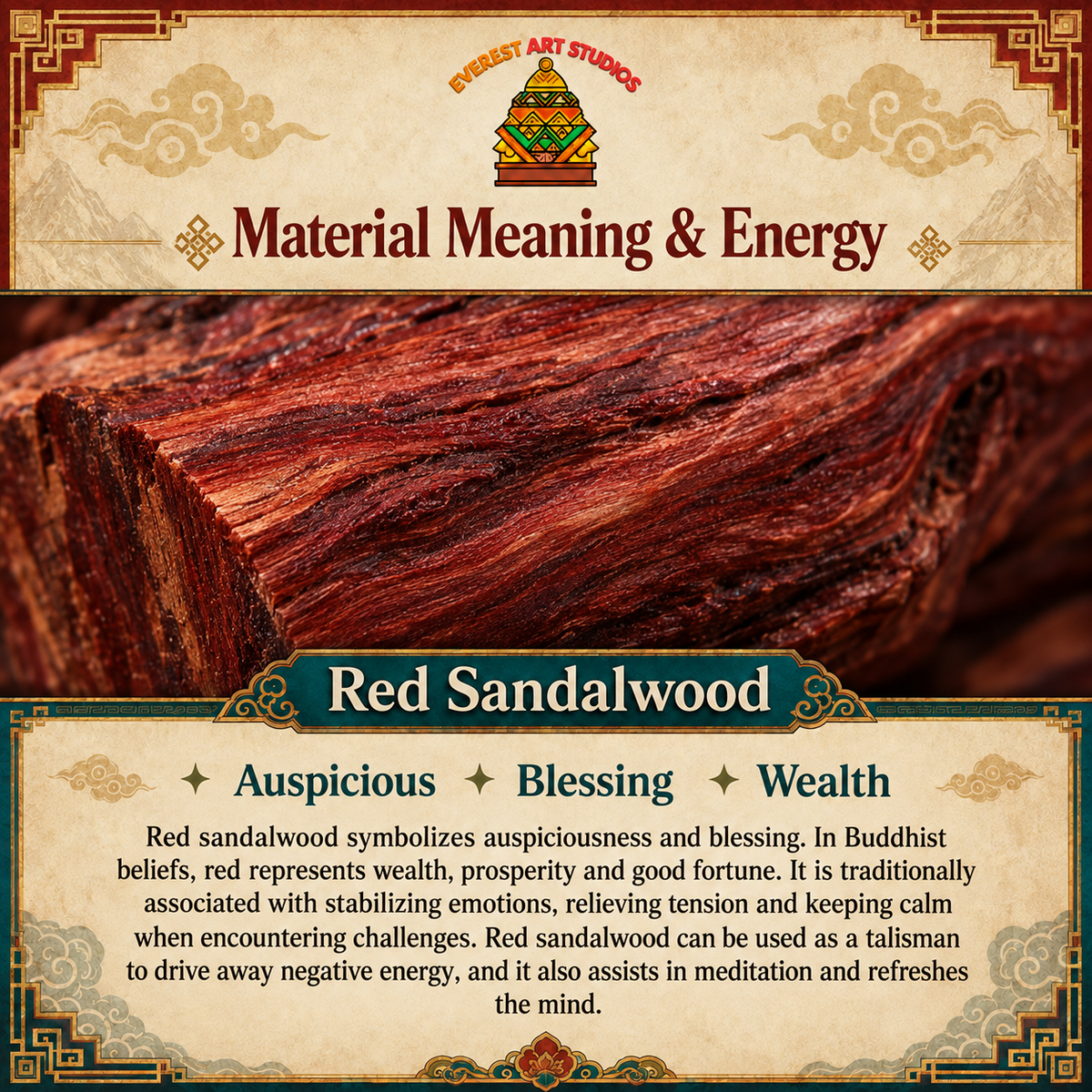 EverestArtstudios Red Sandalwood