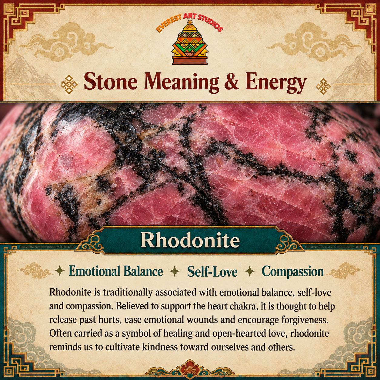 EverestArtstudios Rhodonite
