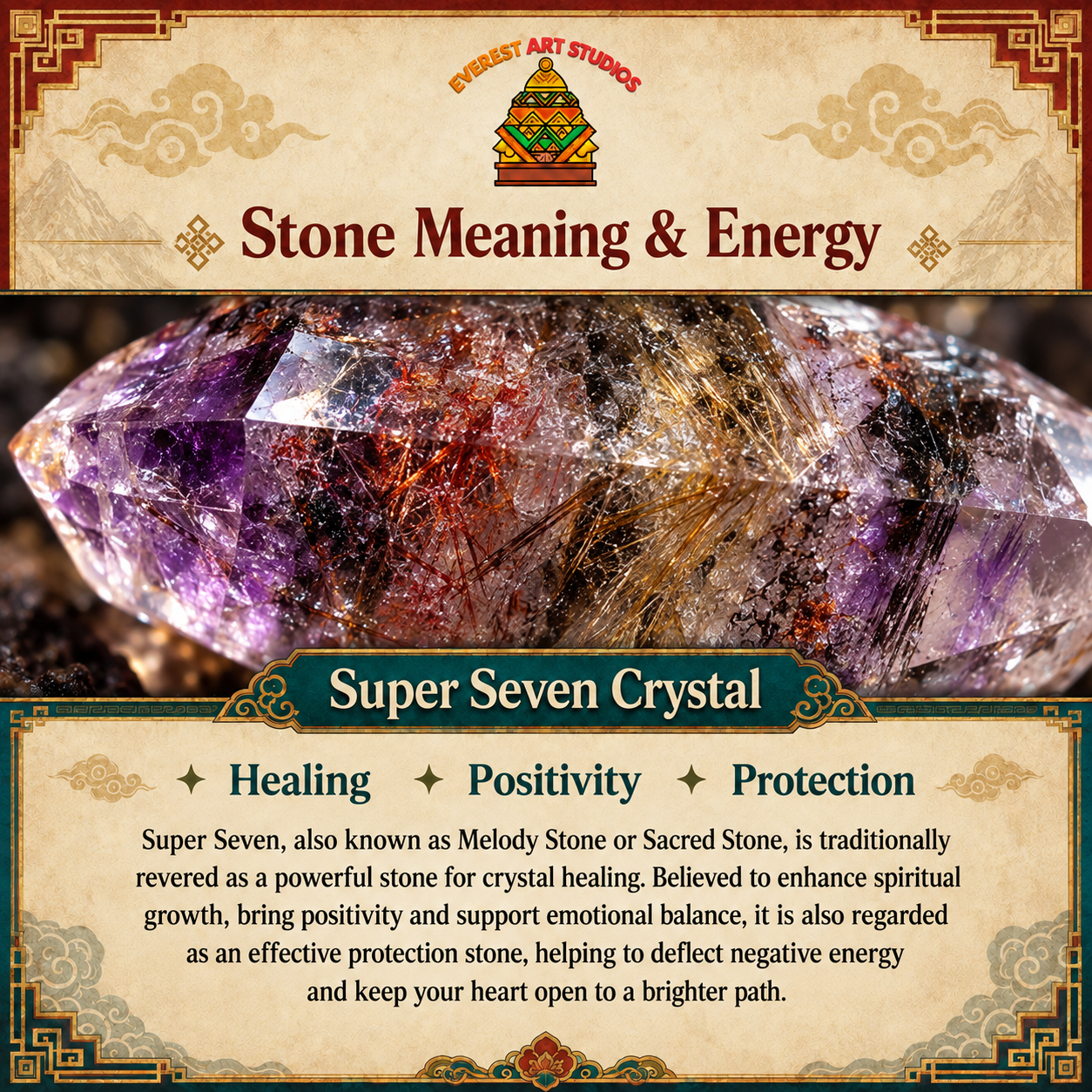 EverestArtstudios Super Seven Crystal