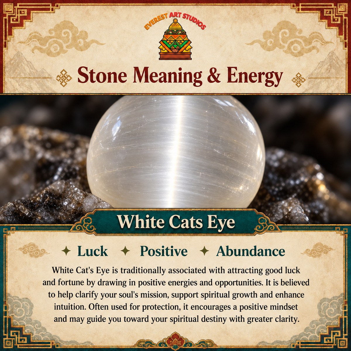 EverestArtstudios White Cats Eye