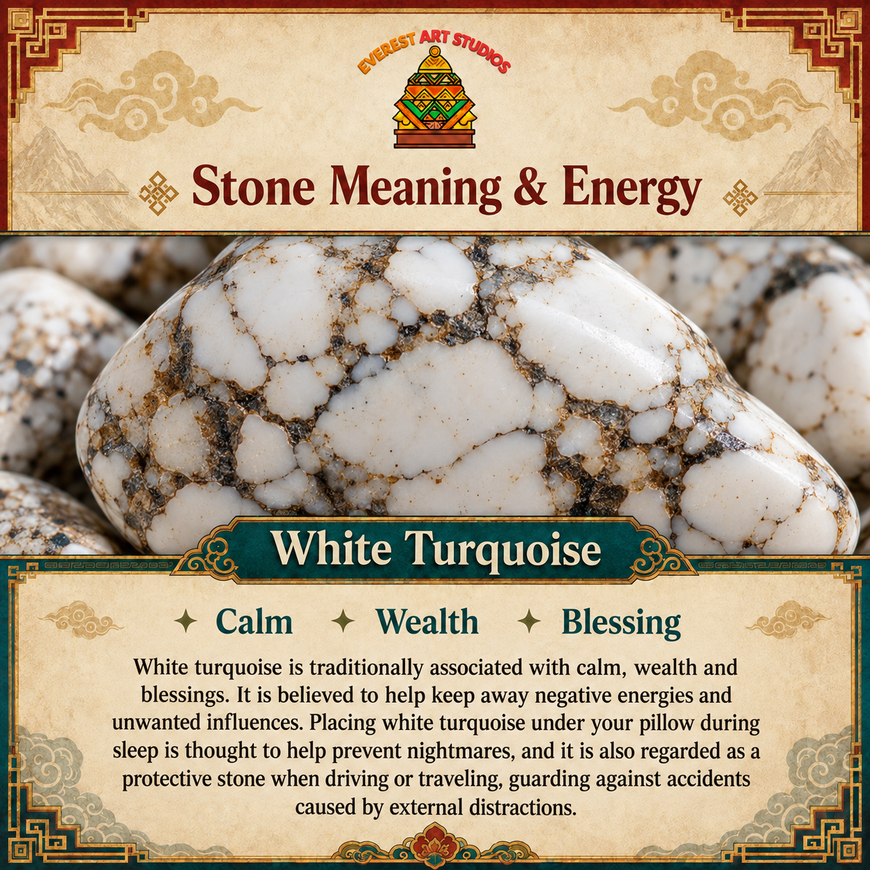 EverestArtstudios White Turquoise