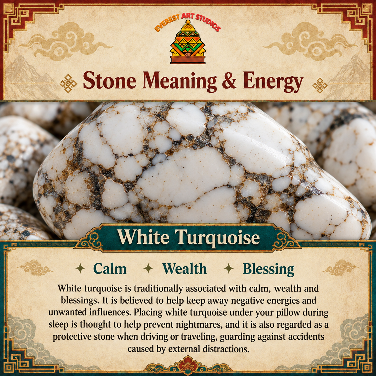 EverestArtstudios White Turquoise
