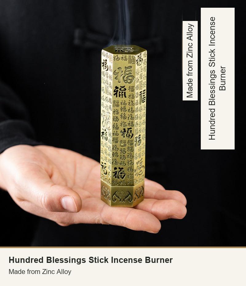 Hundred Blessings Stick Incense Burner