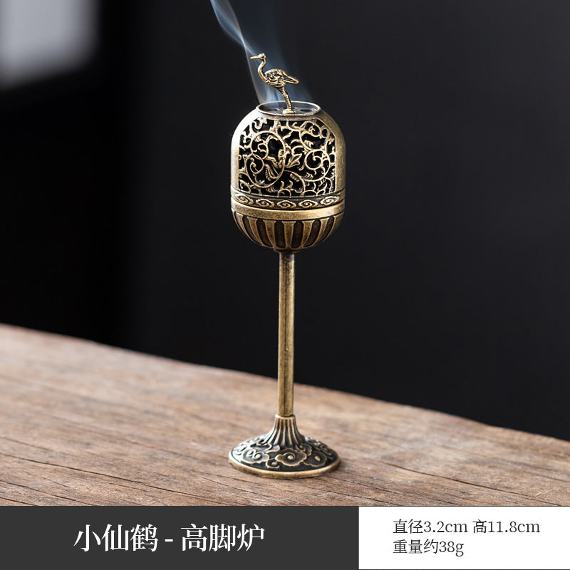 Mini brûleurs encens Éventail calebasse