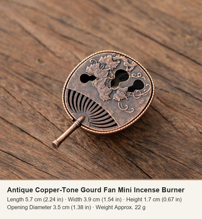 Mini brûleurs encens Éventail calebasse