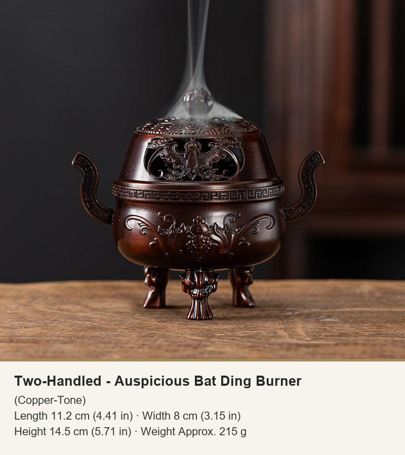 Traditionelle Räuchergefäße mit Drachen- und Phönixmotiven