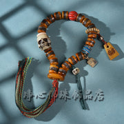 EverestArtstudios Yak Bone Beaded Antler Accent Bracelet