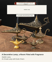 Colección de lámparas de Aladino y mini incensarios