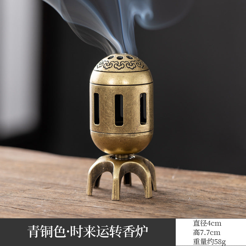 Colección de mini incensarios de loto y Boshan