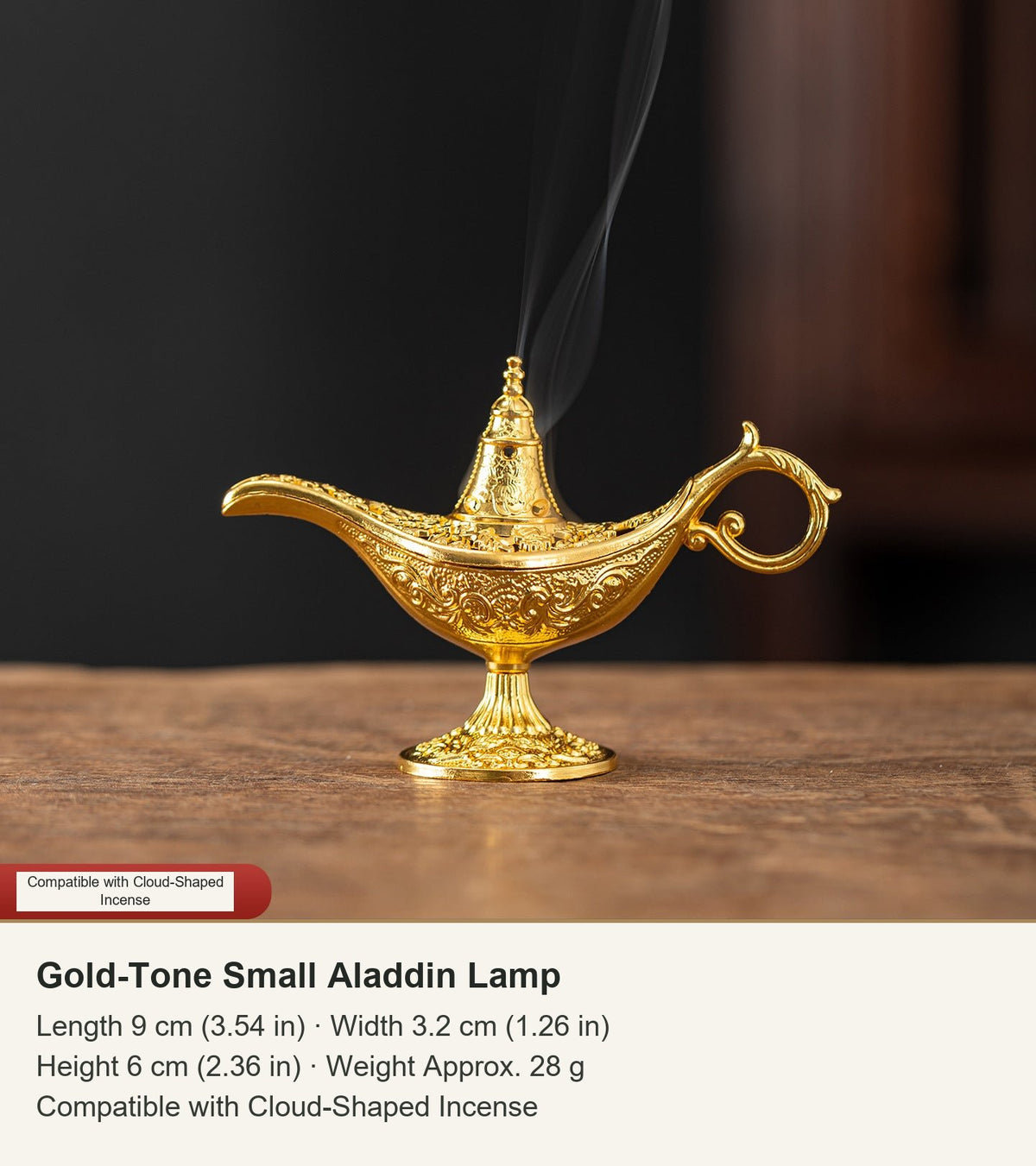 Aladin-Lampen-Räuchergefäße in Märchenform