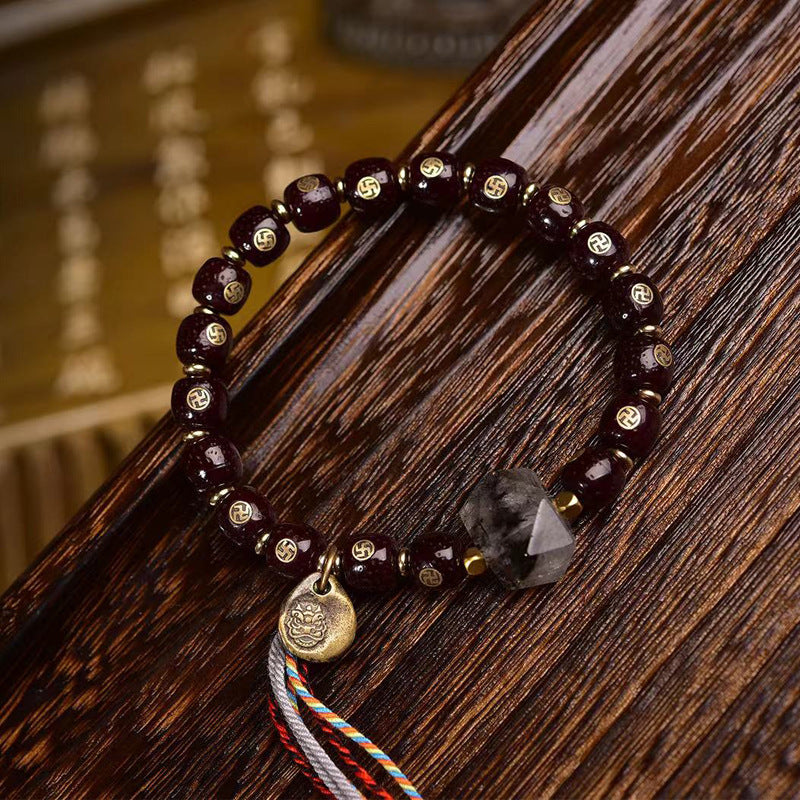 EverestArtstudios Xingyue Bodhi Seed Auspicious Inlay Bracelet