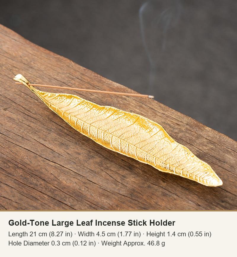 Colección de soportes de incienso de hoja y pescador