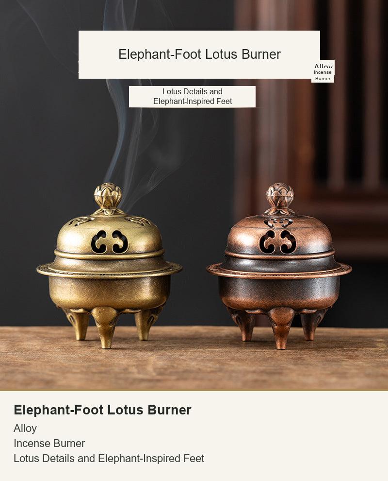 Elephant-Foot Lotus Burner