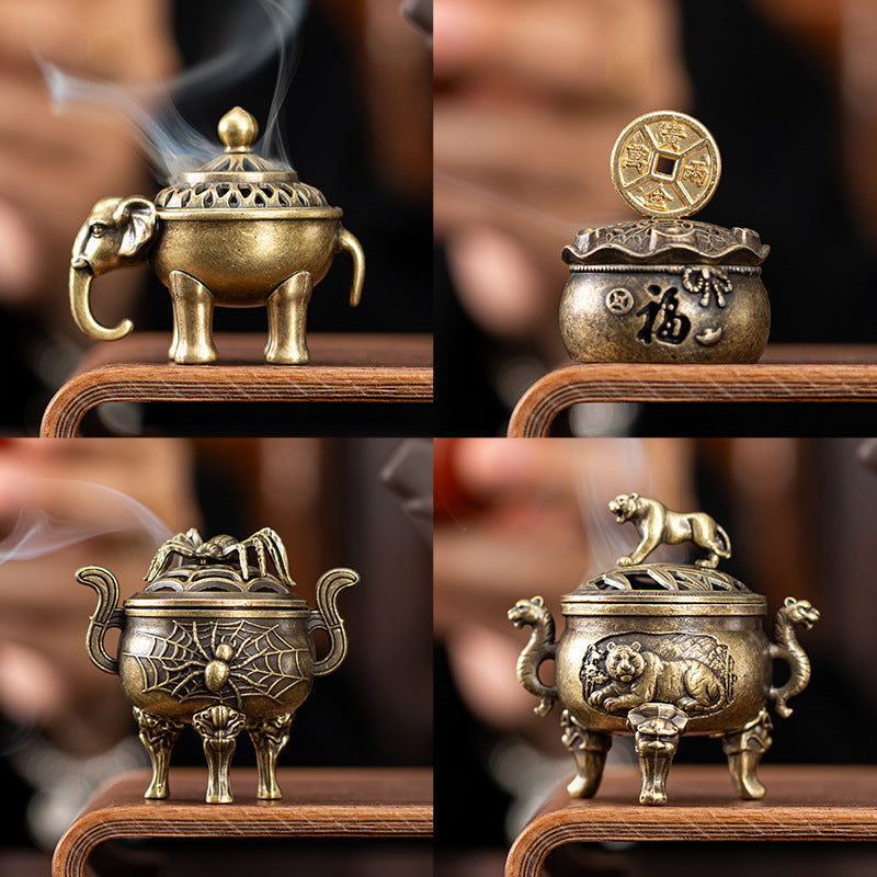 Mini brûleurs encens animaux mythiques