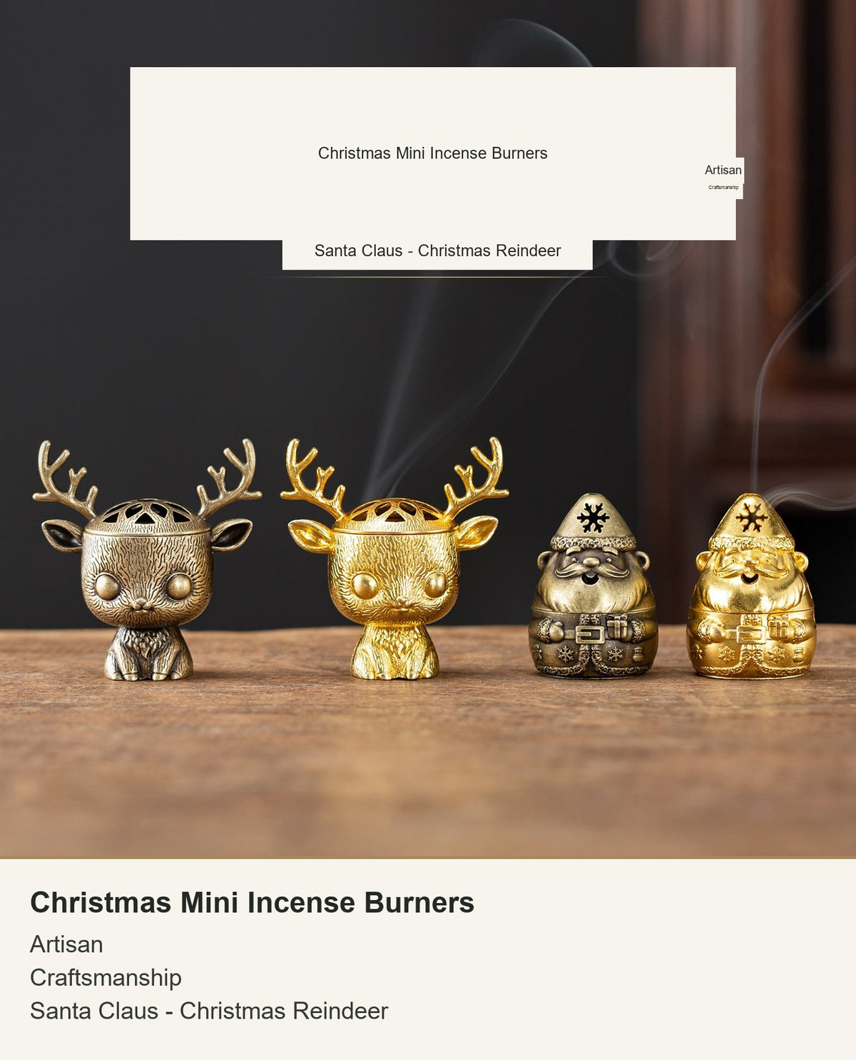 Christmas Mini Incense Burners