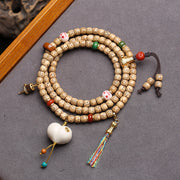 Natural Hainan Xingyue Bodhi Son 108 Buddha Beads, Rosary Beads, Bucket Beads, Tibetan Wenwan Multi-circle Bracelet, Play Beads