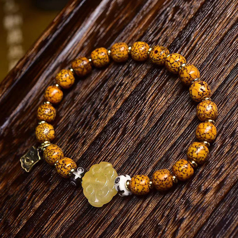EverestArtstudios Xingyue Bodhi Seed Beaded Bracelet
