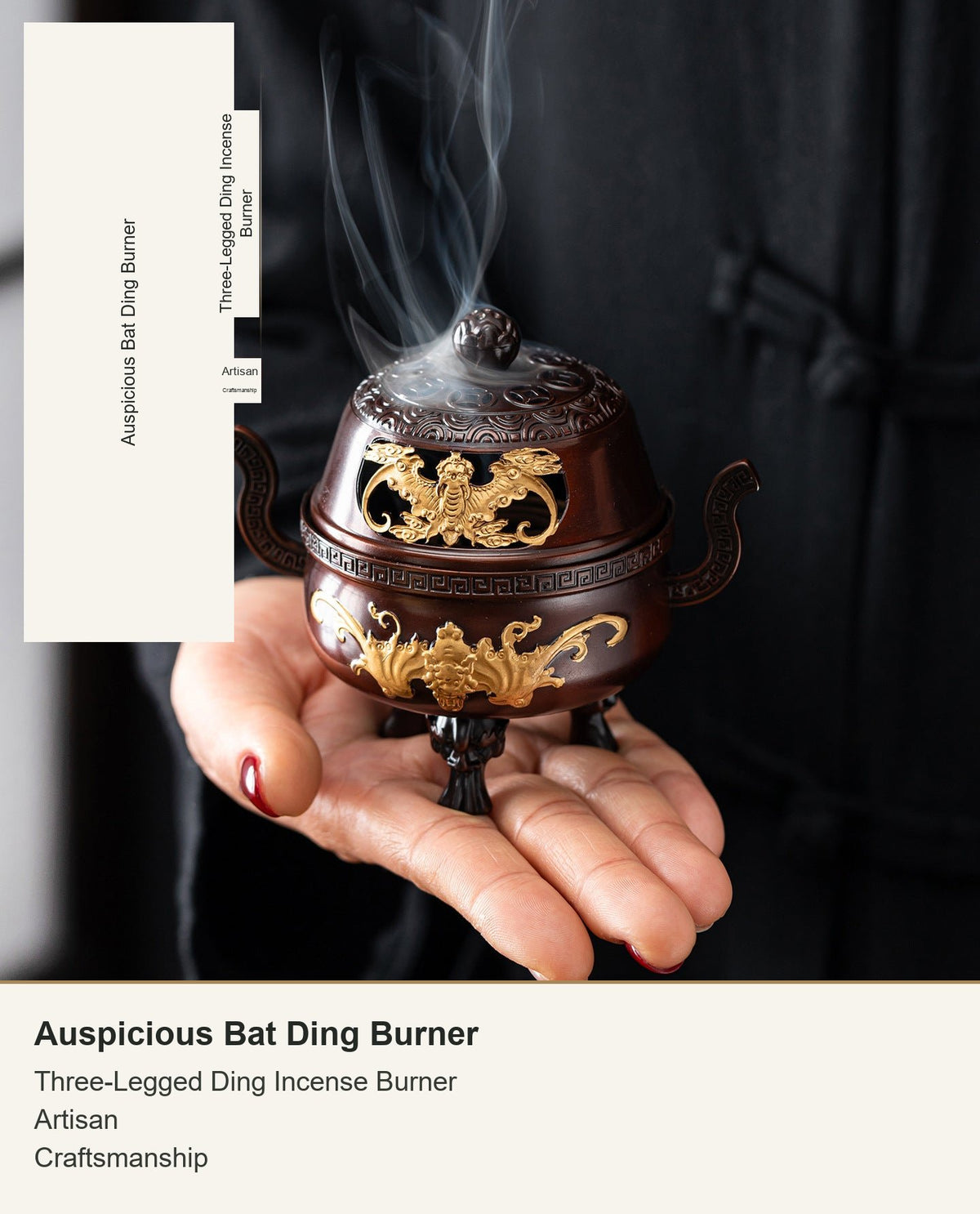 Auspicious Bat Ding Burner