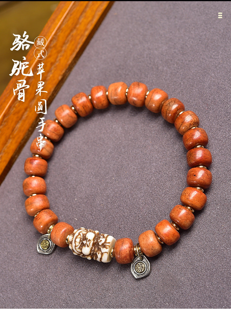 EverestArtstudios Camel Bone Beaded Tibetan-Inspired Bracelet Collection