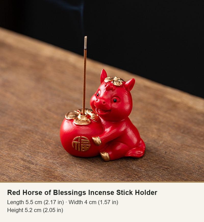 Colección de incensarios Caballo de Prosperidad