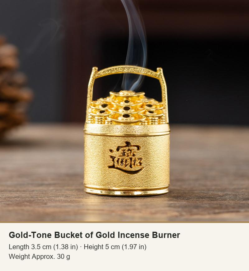 Colección de mini incensarios de loto y Boshan
